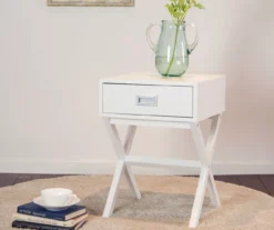Glitzhome X-Leg End Table 22 Glitzhome X-Leg End Table -COSCO Store 810598716 A0 2