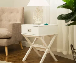 Glitzhome X-Leg End Table 23 Glitzhome X-Leg End Table -COSCO Store 810598716 A0 3