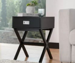 Glitzhome X-Leg End Table 19 Glitzhome X-Leg End Table -COSCO Store 810598717 A0 3