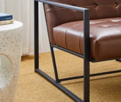 Glitzhome Modern Industrial Faux Leather Accent Chairs, 2-Pack 31 Glitzhome Modern Industrial Faux Leather Accent Chairs, 2-Pack -COSCO Store 810598913 A0 6