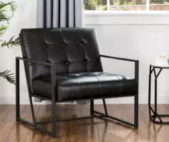 Glitzhome Modern Industrial Faux Leather Accent Chairs, 2-Pack 21 Glitzhome Modern Industrial Faux Leather Accent Chairs, 2-Pack -COSCO Store 810598914 A0 3
