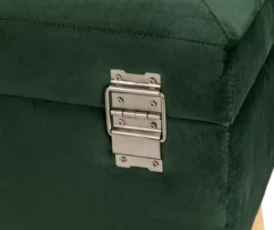 Glitzhome Velvet Suitcase Storage Stool -COSCO Store 810598947 A0 4