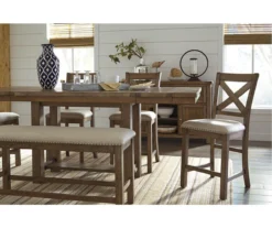 Moriville Extension Leaf Counter-Height Dining Table -COSCO Store 810599583 5