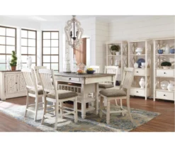 Bolanburg Counter-Height Dining Table With Wine Bottle Storage -COSCO Store 810599589 2