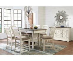 Bolanburg Counter-Height Dining Table With Wine Bottle Storage -COSCO Store 810599589 3