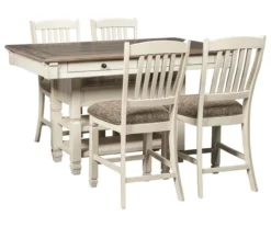 Bolanburg Counter-Height Dining Table With Wine Bottle Storage -COSCO Store 810599589 4