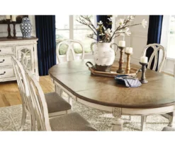 Raelyn Oval Extension Leaf Dining Table -COSCO Store 810599594 7