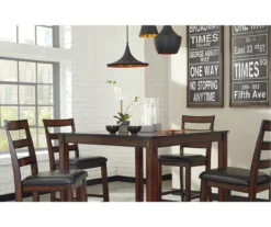 Coviar 5-Piece Counter-Height Dining Set 10 Coviar 5-Piece Counter-Height Dining Set -COSCO Store 810599621 2
