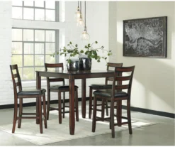 Coviar 5-Piece Counter-Height Dining Set 9 Coviar 5-Piece Counter-Height Dining Set -COSCO Store 810599621 3