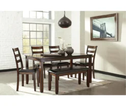Coviar 6-Piece Dining Set With Bench -COSCO Store 810599628 4