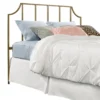International Lux Satin Gold Queen Metal Headboard -COSCO Store 810604240 A0