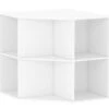 White 6-Cubby Corner Cube Organizer -COSCO Store 810606561 A0