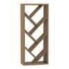 Brown Woodgrain Diagonal Shelf Bookcase -COSCO Store 810606678 A0