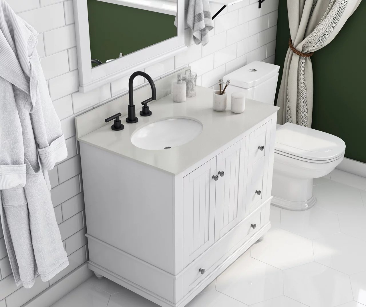 DHP Atwater Living Jazmyn Bathroom Vanity With White Sink 17 DHP Atwater Living Jazmyn Bathroom Vanity With White Sink - Image 15