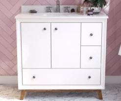 DHP Atwater Living Delias Bathroom Vanity With White Sink -COSCO Store 810610514 B0 1