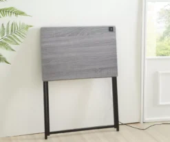 Wood Look Folding Table With USB Charging -COSCO Store 810612177 B0 1