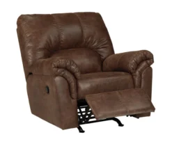 Bladen Coffee Faux Leather Rocker Recliner -COSCO Store 810612226 1