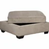 Bovarian Stone Storage Ottoman 1 Bovarian Stone Storage Ottoman -COSCO Store 810612233 1
