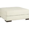 Zada White Oversize Accent Ottoman -COSCO Store 810612391 1