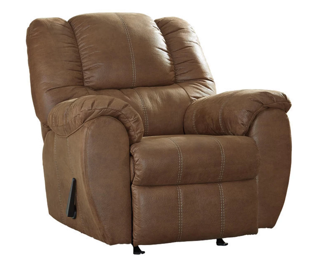 McGann Saddle Faux Leather Rocker Recliner 6 McGann Saddle Faux Leather Rocker Recliner - Image 4