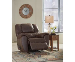 McGann Walnut Faux Leather Rocker Recliner -COSCO Store 810612512 3