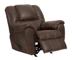 McGann Walnut Faux Leather Rocker Recliner -COSCO Store 810612512 4