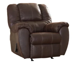 McGann Walnut Faux Leather Rocker Recliner -COSCO Store 810612512 5