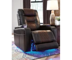 Composer Brown Faux Leather Power Recliner 14 Composer Brown Faux Leather Power Recliner -COSCO Store 810612553 11
