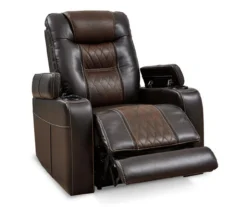 Composer Brown Faux Leather Power Recliner 17 Composer Brown Faux Leather Power Recliner -COSCO Store 810612553 6