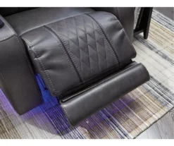 Composer Black Faux Leather Power Recliner 18 Composer Black Faux Leather Power Recliner -COSCO Store 810612554 5