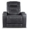 Composer Black Faux Leather Power Recliner -COSCO Store 810612554 7