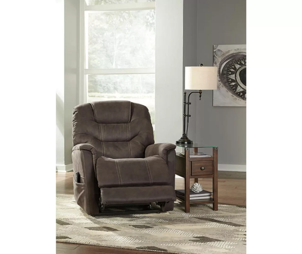 Ballister Gray Power Lift Recliner With USB Charging 5 Ballister Gray Power Lift Recliner With USB Charging - Image 3