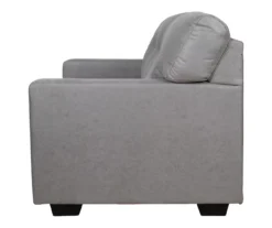 Battstone Graphite Faux Leather Loveseat -COSCO Store 810613203 A1 1