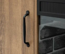 60" Modern Tan Electric Fireplace Console -COSCO Store 810617759 A8