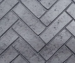 48" Faux Herringbone Mantel Electric Fireplace -COSCO Store 810617761 A8 1