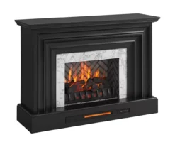 53.5" Black Petite Grand Electric Fireplace Console -COSCO Store 810617767 A0 2