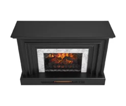 53.5" Black Petite Grand Electric Fireplace Console -COSCO Store 810617767 A0 3