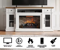 73.5" Castillo Electric Fireplace Console -COSCO Store 810617768 M7
