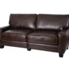 Serta Palisades Chestnut Bonded Leather Sofa -COSCO Store 810659214 A0 1