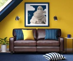 Serta Palisades Chestnut Bonded Leather Sofa -COSCO Store 810659214 A0 4