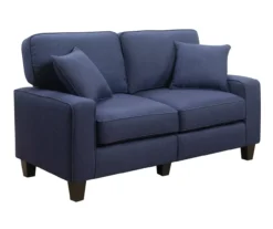 Palisades Navy Blue Loveseat -COSCO Store 810659257 A0 1