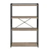 Corday Gray Wood 4-Shelf Open Bookcase -COSCO Store 810680821 A0