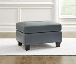 Signature Design By Ashley Genoa Leather Ottoman -COSCO Store 810697957 A0 2
