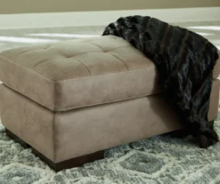 Signature Design By Ashley Maderla Faux Leather Ottoman -COSCO Store 810697972 A0 2
