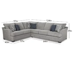 Broyhill Naples Living Room Sectional -COSCO Store combo330002 2