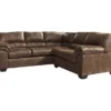Signature Design By Ashley Bladen Coffee 2-Piece Faux Leather Sectional With Right-Facing Loveseat -COSCO Store combo760019
