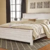 Signature Design By Ashley Willowton King Panel Bed