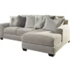 Signature Design By Ashley Ardsley Gray Sectional With Right-Facing Chaise -COSCO Store combo860017