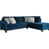 Signature Design By Ashley Trendle Blue Sectional With Right-Facing Chaise -COSCO Store combo860083