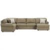 Signature Design By Ashley Hoylake Chocolate 3-Piece Sectional With Right-Facing Chaise -COSCO Store combo870002